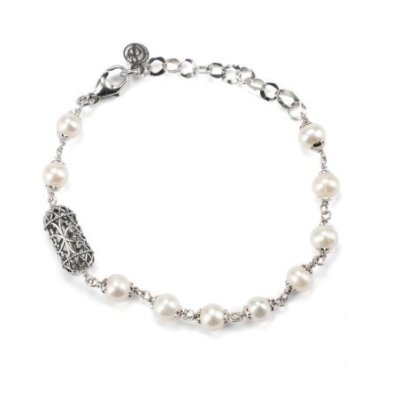 Gerardo Sacco - Bracciale Argento 925 - Perle