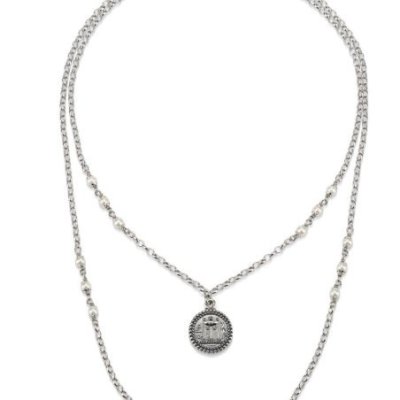 Gerardo Sacco - Collana In Argento - Perline E Statere