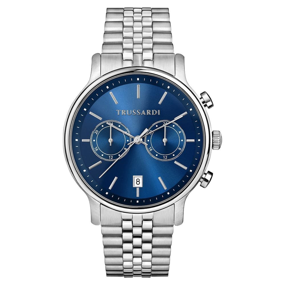 Orologio Multifunzione Uomo Acciaio Trussardi