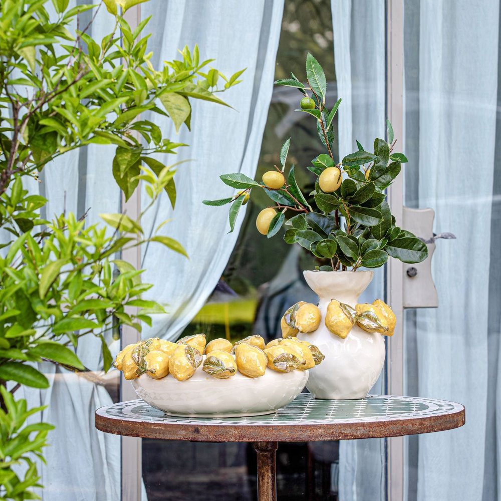 Rituali Domestici - Vedetta Limoni - Porcellana - Ø40X16 Cm
