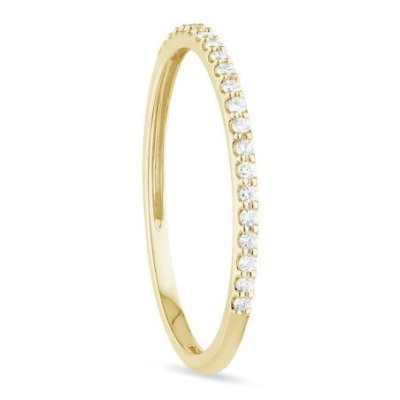 Bliss - Anello In Oro Giallo - Diamante Rotondo