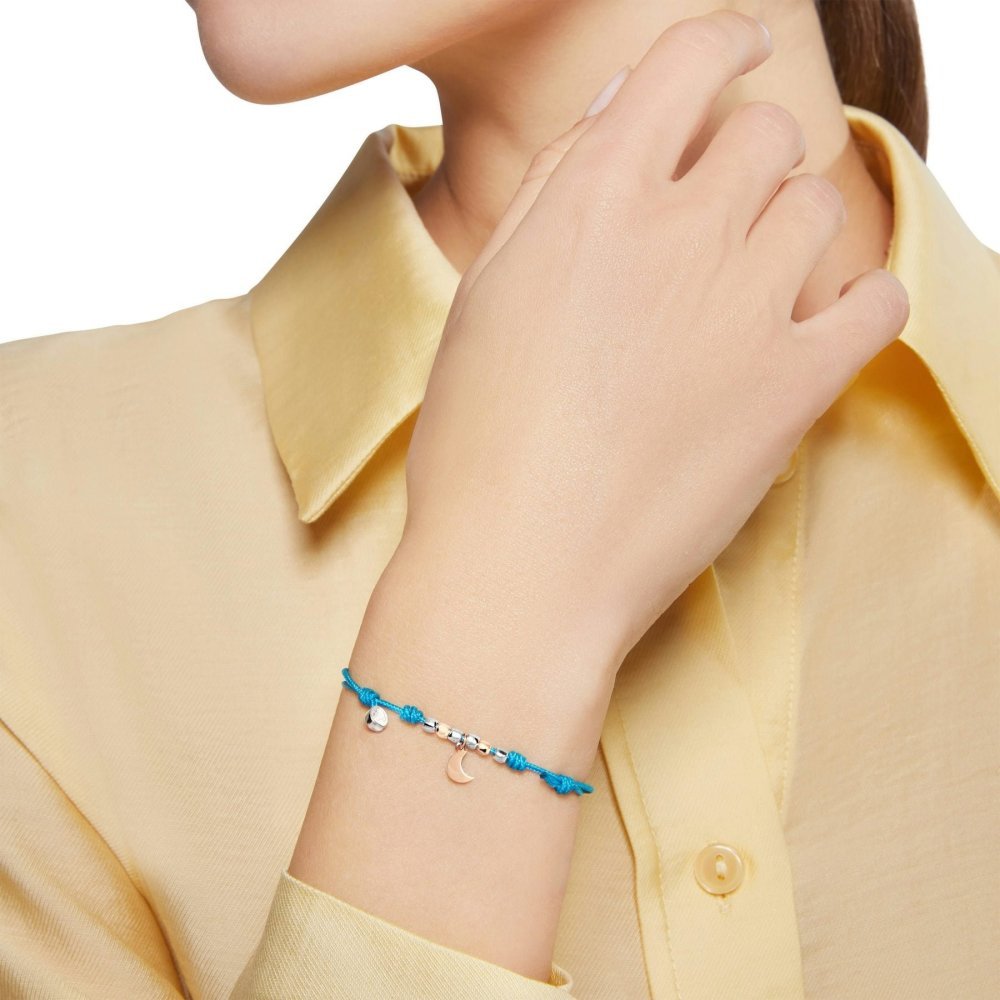 Dodo - Bracciale Pad Mini Luna - Oro Rosa - Argento