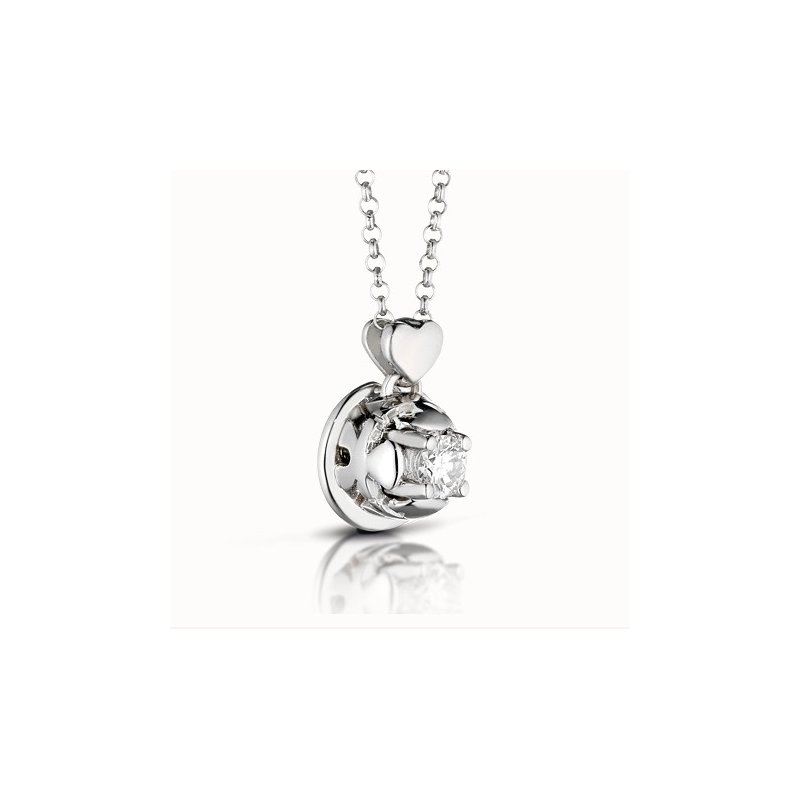 Le Bebè - Collana Punto Luce - Oro Bianco - Diamante
