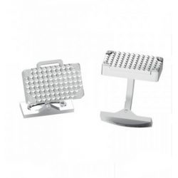 St Dupont - Gemelli In Acciaio Inox - Motivo Geometrico - Moderni