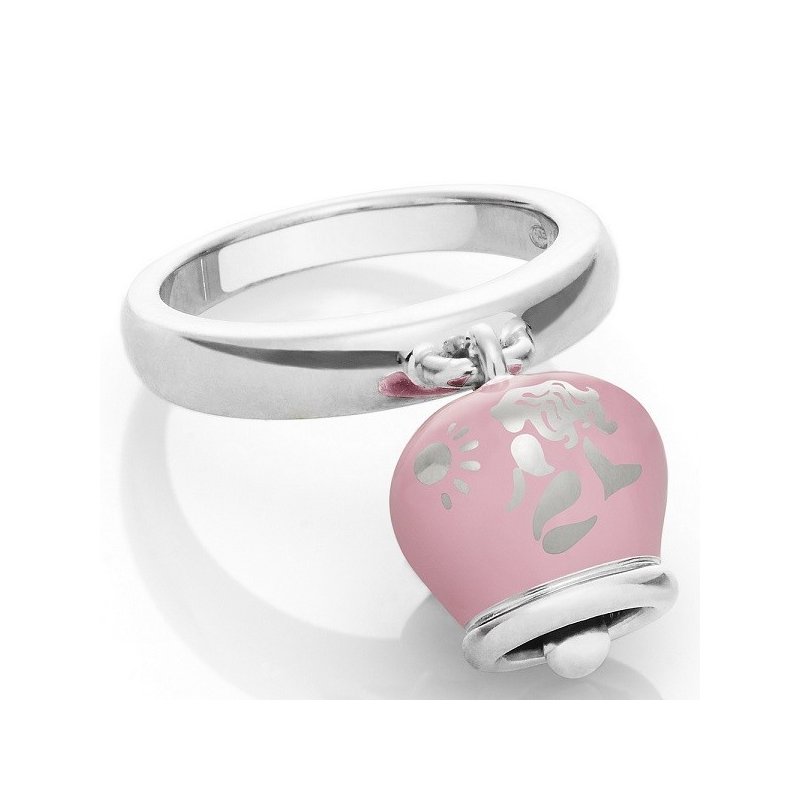 Chantecler - Anello Et Voilà - Argento - Smalto Rosa