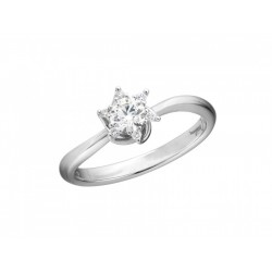 Anello di diamanti in oro bianco Miluna