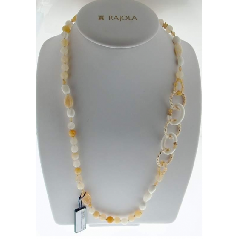 COLLANA DIASPRO AVORIO RAJOLA - 