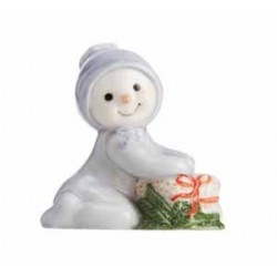 Royal Copenhagen - Statuina Pupazzo Di Neve - Porcellana