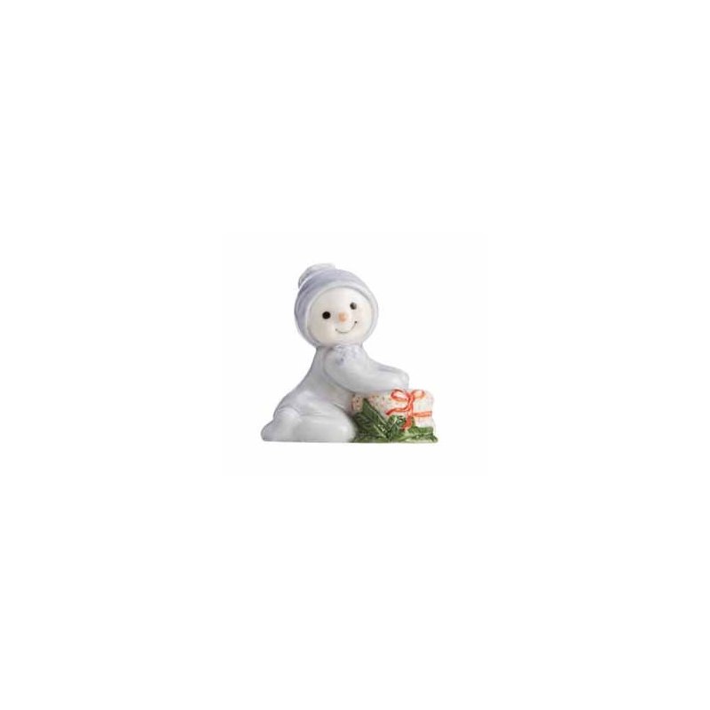 Royal Copenhagen - Statuina Pupazzo Di Neve - Porcellana