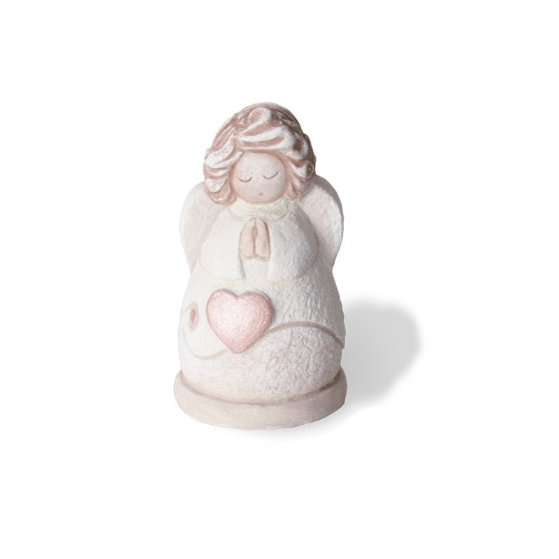 Cartapietra - Statuetta Angelo Custode - Rosa Rame
