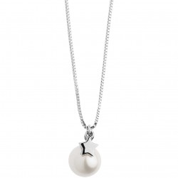 Collana con stellina e perla pendente Comete