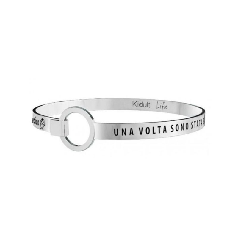 Kidult - Bracciale Autoironia - Acciaio - Donna